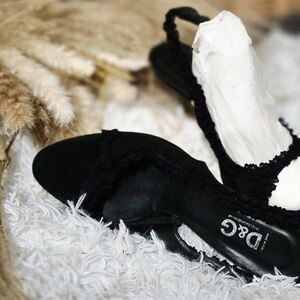 D&G Elegant Black Women's Sandals